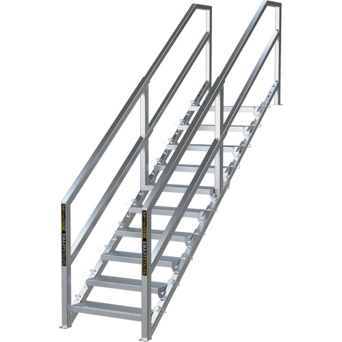 Syst&egrave;me d'escalier modulaire pour la construction de 6-10 marches SmartStairs, 75" ha St. Lawrence Industrial & Safety Supply