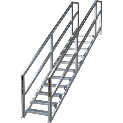Syst&egrave;me d'escalier modulaire pour la construction de 11-16 marches SmartStairs, 120" ha St. Lawrence Industrial & Safety Supply