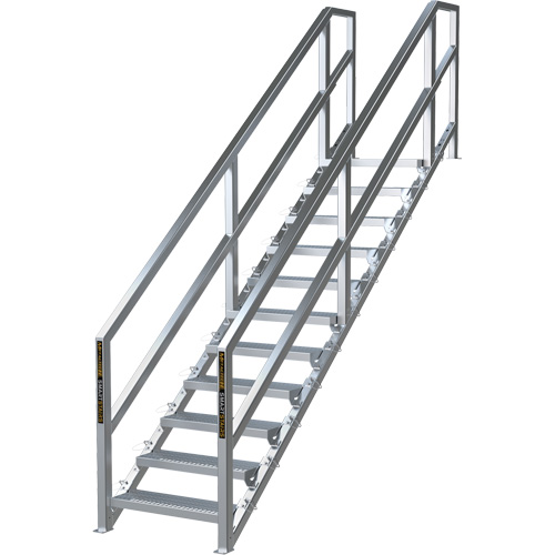 Syst&egrave;me d'escalier modulaire pour la construction de 11-16 marches SmartStairs, 120" ha St. Lawrence Industrial & Safety Supply
