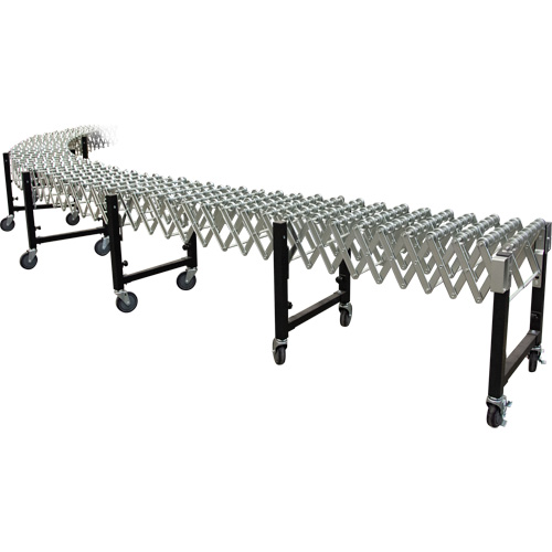 Convoyeur extensible, 18" la x 24' lo, Capacit&eacute; de 200 lb par pi lin. St. Lawrence Industrial & Safety Supply