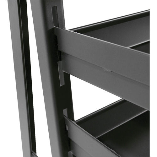 Chariot &agrave; cadre en A robuste &agrave; un c&ocirc;t&eacute; avec 6 plateaux, 38" x 25" x 63", Capacit&eacute; 2500 lb St. Lawrence Industrial & Safety Supply