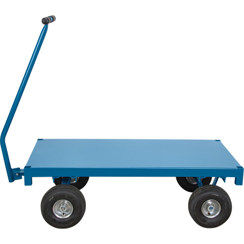 Chariot de ramassage &agrave; plateforme pour l'ext&eacute;rieur, 36" la x 72" la x Capacit&eacute; 1000 lb St. Lawrence Industrial & Safety Supply