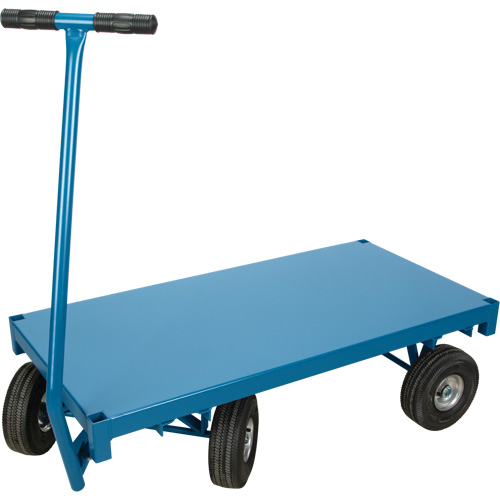 Chariot de ramassage &agrave; plateforme pour l'ext&eacute;rieur, 36" la x 72" la x Capacit&eacute; 1000 lb St. Lawrence Industrial & Safety Supply