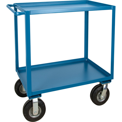 Outdoor Shelf Cart, 2 Tiers, 18" W x 39" H x 33" D, 1200 lbs. Capacity St. Lawrence Industrial & Safety Supply