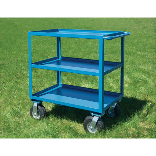  Chariot &agrave; tablettes pour l'ext&eacute;rieur, 3 Tiers, 18" la x 39" h x 33" p, Capacit&eacute; 1200 lb St. Lawrence Industrial & Safety Supply