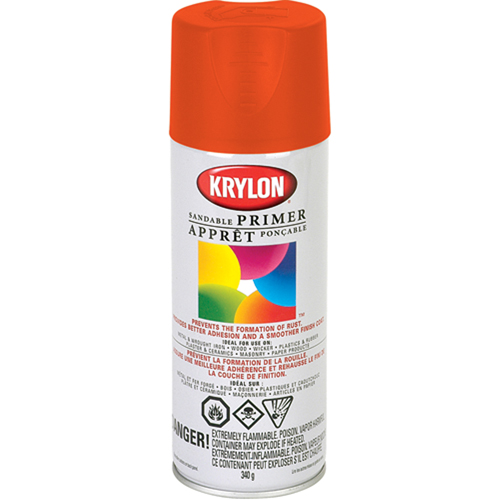 Peinture &agrave; pulv&eacute;riser fluorescente, Rouge/orange fluorescent, 11 oz, Canette a&eacute;rosol St. Lawrence Industrial & Safety Supply