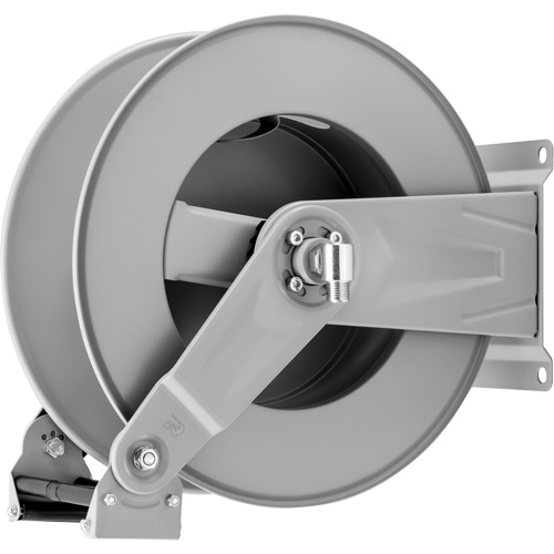 Spring Rewind Hose Reel, 50', Steel St. Lawrence Industrial & Safety Supply