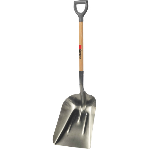 Grain Scoop #8, Wood, Aluminum Blade, D-Grip Handle St. Lawrence Industrial & Safety Supply