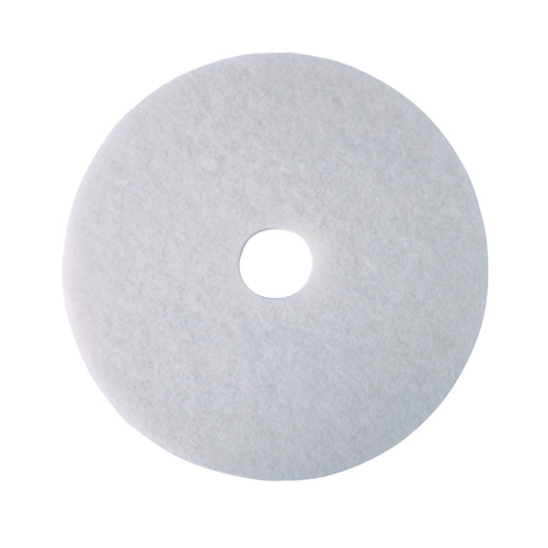 Tampon de polissage pour planchers, 17", Polissage, Blanc St. Lawrence Industrial & Safety Supply