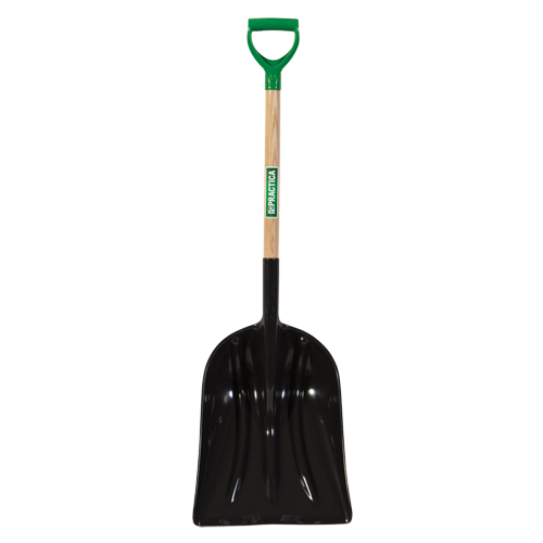 Grain & Coal Scoop Shovel, Wood, Polypropylene Blade, D-Grip Handle, 30-1/4" Length St. Lawrence Industrial & Safety Supply
