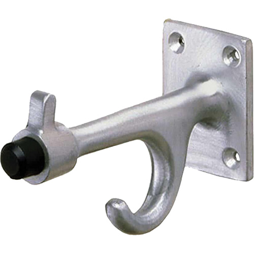 Crochet & butoir, rebord de 1 1/2" la x 2" h, en saillie de 3 3/4" du mur St. Lawrence Industrial & Safety Supply