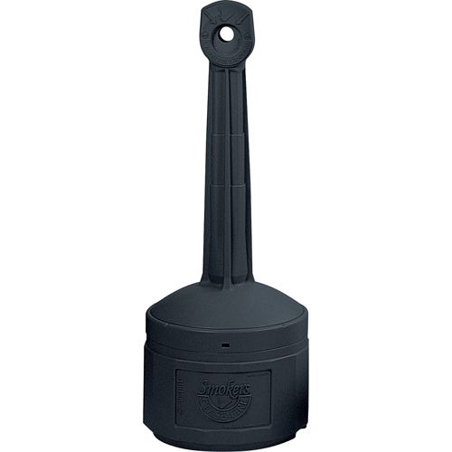 Cendriers Smoker's Cease-Fire, Sur pied, Plastique, Capacit&eacute; 4 gal. US, Hauteur 38-1/2" St. Lawrence Industrial & Safety Supply