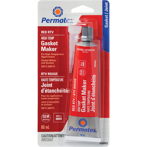 Compos&eacute; &agrave; joints RTV rouge haute temp&eacute;rature, Tube, Rouge St. Lawrence Industrial & Safety Supply