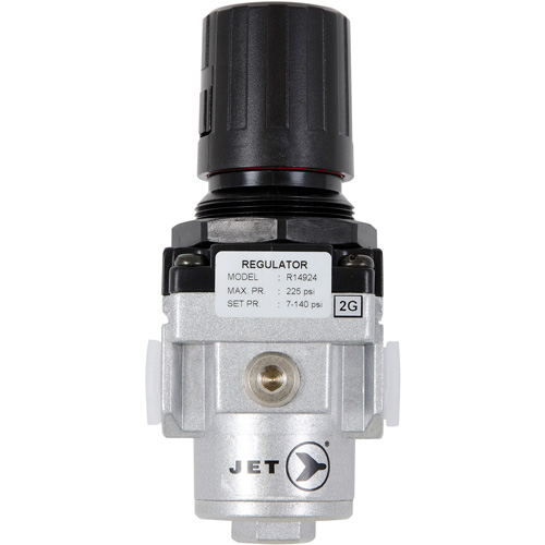 R&eacute;gulateur de d&eacute;bit dair interm&eacute;diaire, 3/8" NPT, PSI max. de 220 PSI, Canalisation St. Lawrence Industrial & Safety Supply