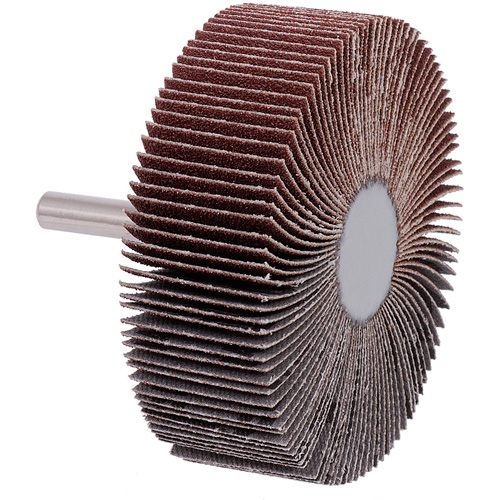 Shaft-Mounted Flap Wheel, 60 Grit, 3" x 1" x 1/4" St. Lawrence Industrial & Safety Supply