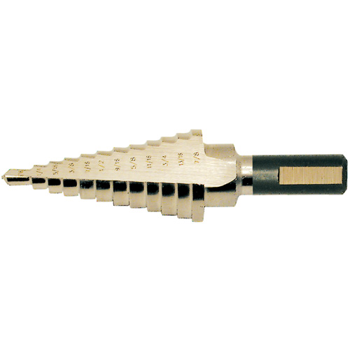 Foret &eacute;tag&eacute; de super premi&egrave;re qualit&eacute;, 1/8" - 1/2", Incr&eacute;ments de 1/32", Acier rapide St. Lawrence Industrial & Safety Supply