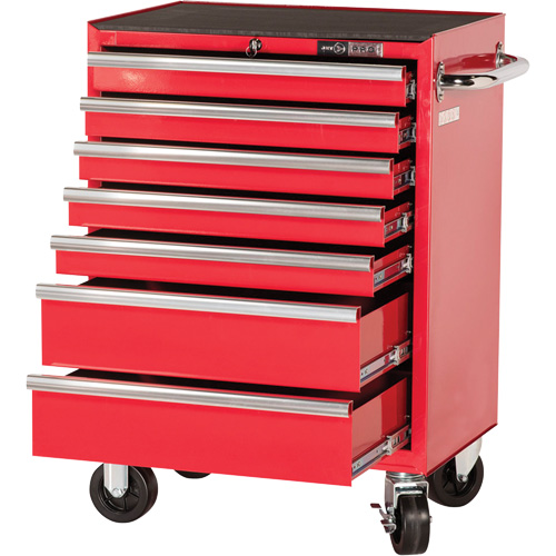 PRC2707 Armoire roulante de s&eacute;rie Pro, 7 tiroirs, 27" la x 16" p x Rouge St. Lawrence Industrial & Safety Supply