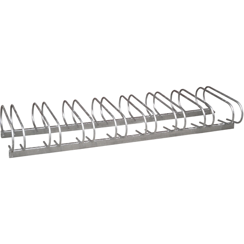 Style Bicycle Rack, Galvanized Steel, 8 Bike Capacity St. Lawrence Industrial & Safety Supply