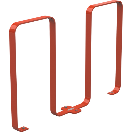 Supports pour bicyclettes The Linguini, Acier, 5 bicyclettes St. Lawrence Industrial & Safety Supply