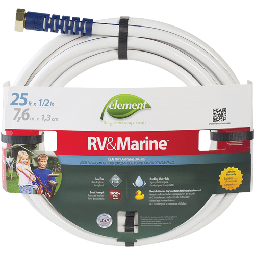 Boyaux d'arrosage pour bateaux et VR Element , PVC, 5/8" dia x 25' St. Lawrence Industrial & Safety Supply