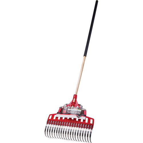 Multi-Purpose Lawn Rake, 20" Blade, 20 Tines, Hardwood Handle, Steel Blade St. Lawrence Industrial & Safety Supply