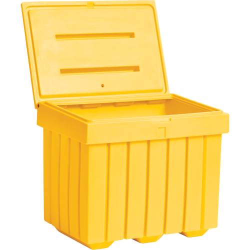 Conteneur d'entreposage &eacute;conomique pour sel/sable, 32" x 23" x 27-1/2", 10 pi³, Jaune St. Lawrence Industrial & Safety Supply