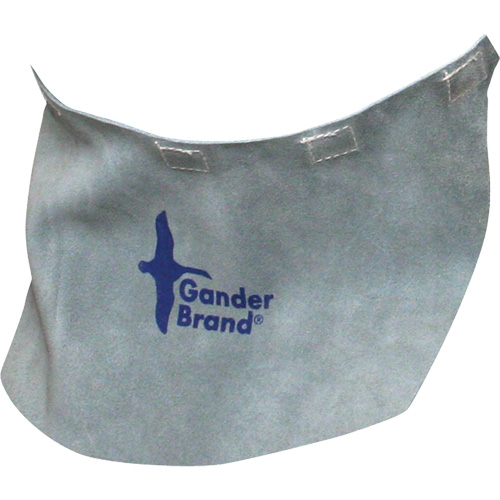 Gander Brand Split Leather Welding Helmet Bib, Pearl Grey St. Lawrence Industrial & Safety Supply