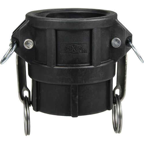 Coupleur &agrave; came et cannelure, Polypropyl&egrave;ne, Type D, 3", NPT femelle, 60 PSI St. Lawrence Industrial & Safety Supply
