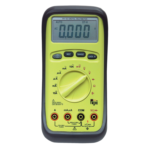 Auto-Ranging Multimeter, AC/DC Voltage, AC/DC Current St. Lawrence Industrial & Safety Supply