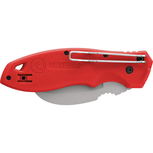 FastBack Hawk Bill Folding Knife, 2-1/4" Blade, Stainless Steel Blade, Plastic Handle St. Lawrence Industrial & Safety Supply