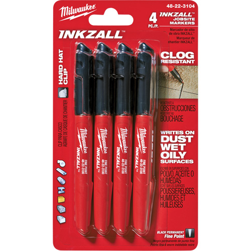 Marqueur Inkzall, Noir, Pointe Fin St. Lawrence Industrial & Safety Supply