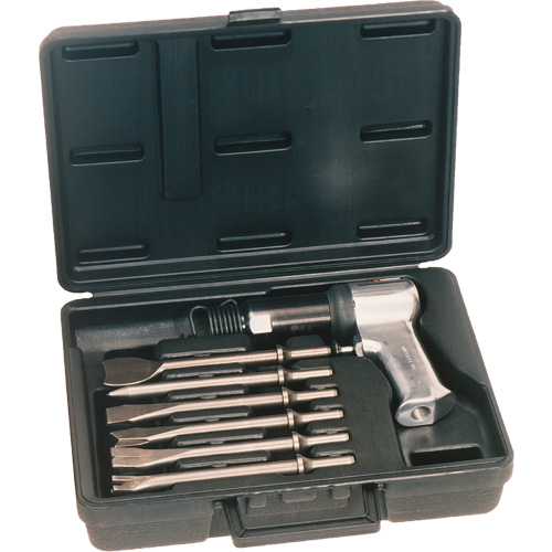 Ensemble de marteau pneumatique de s&eacute;rie lourde, 3 pi³/min, 1/4" NPT, 3000 coups/min, 3/4" x 2-9/32" (19,05 mm x 57,94 mm) St. Lawrence Industrial & Safety Supply