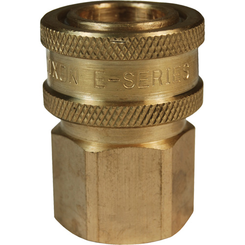 Coupleur d'interconnecteur &agrave; passage direct DQC de s&eacute;rie E, Laiton, 3/4", NPTF femelle, 1700 PSI St. Lawrence Industrial & Safety Supply