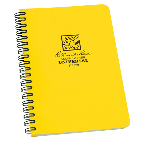 Side-Spiral Notebook, Soft Cover, Yellow, 64 Pages, 4-5/8" W x 7" L St. Lawrence Industrial & Safety Supply