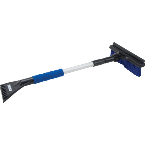 Snow Brush, Telescopic, Polypropylene Blade, 32-1/2" Long, Blue St. Lawrence Industrial & Safety Supply