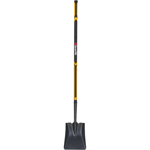 Pro Square Point Shovel, Fibreglass, Tempered Steel Blade, Straight Handle, 48" Long St. Lawrence Industrial & Safety Supply