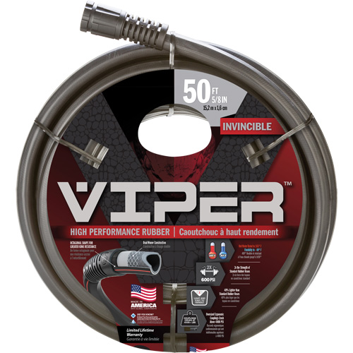 Tuyau haute performance Viper, Caoutchouc, 5/8" dia x 50' St. Lawrence Industrial & Safety Supply