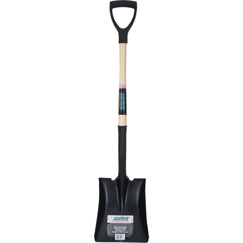 Square Point Shovel, Hardwood, Tempered Steel Blade, D-Grip Handle, 29" Long St. Lawrence Industrial & Safety Supply
