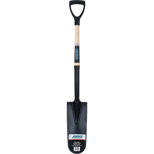 Pelle &agrave; drain, Acier durci, Lame 14" x 6", 30" lo, Manche Prise en D St. Lawrence Industrial & Safety Supply