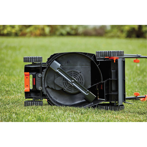 Tondeuse &agrave; gazon avec poign&eacute;e confortable, Pouss&eacute;e, &eacute;lectrique, Largeur de coupe 15" St. Lawrence Industrial & Safety Supply