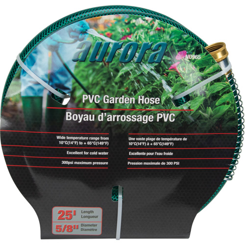 Tuyau de jardin, PVC, 5/8" dia x 25' St. Lawrence Industrial & Safety Supply