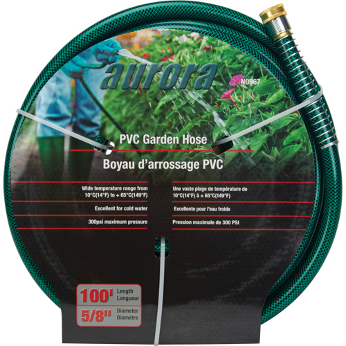 Tuyau de jardin, PVC, 5/8" dia x 100' St. Lawrence Industrial & Safety Supply