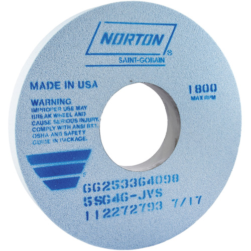 Tool Room Wheel, Type 01, Ceramic Alumina, 14" x 1-1/2" St. Lawrence Industrial & Safety Supply