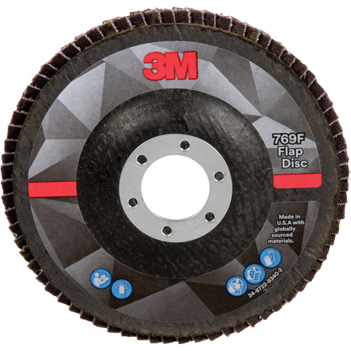 769F Quick Change Flap Disc, 5" x 7/8", Type 27, 40+ Grit, Ceramic St. Lawrence Industrial & Safety Supply