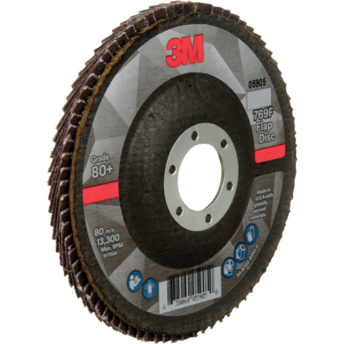 769F Quick Change Flap Disc, 4-1/2" x 7/8", Type 27, 80+ Grit, Ceramic St. Lawrence Industrial & Safety Supply