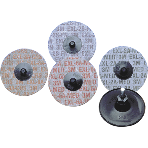 Buff & Blend&reg; Products - Scotch-Brite Exl Roloc Unitized Wheels, 2" x 2S Grit St. Lawrence Industrial & Safety Supply
