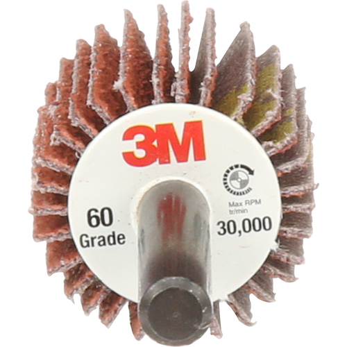 Flap Disc 747D, Aluminum Oxide/Ceramic, 60X Grit, 1" x 1" x 1/4" St. Lawrence Industrial & Safety Supply