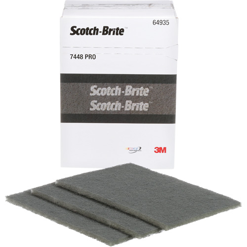 Tampon pour la pr&eacute;paration manuelle des surfaces Scotch-Brite Pro, Carbure de silicium, 9" x 6", Grain Ultra fin St. Lawrence Industrial & Safety Supply