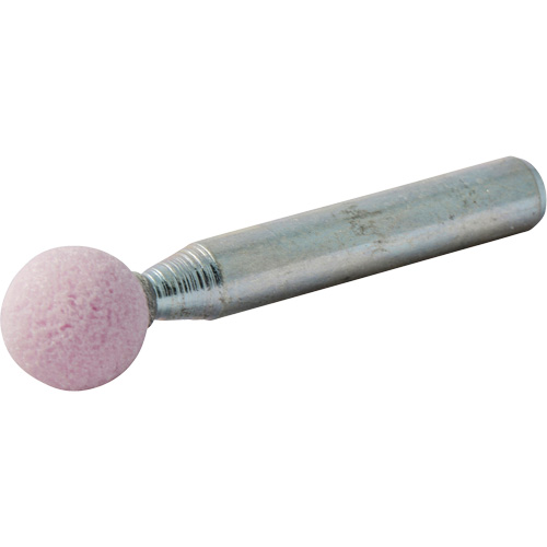 Vitrified Bond Mounted Point, B122, Aluminum Oxide, 3/8" Dia., 3/8" L, 80 Grit St. Lawrence Industrial & Safety Supply