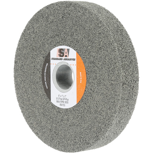 Meule &agrave; usage g&eacute;n&eacute;ral Standard Abrasives, 6" x 1", Arbre de 1", Carbure de silicium St. Lawrence Industrial & Safety Supply
